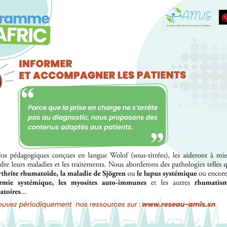Programme e-AFRIC : informer et accompagner les patients
