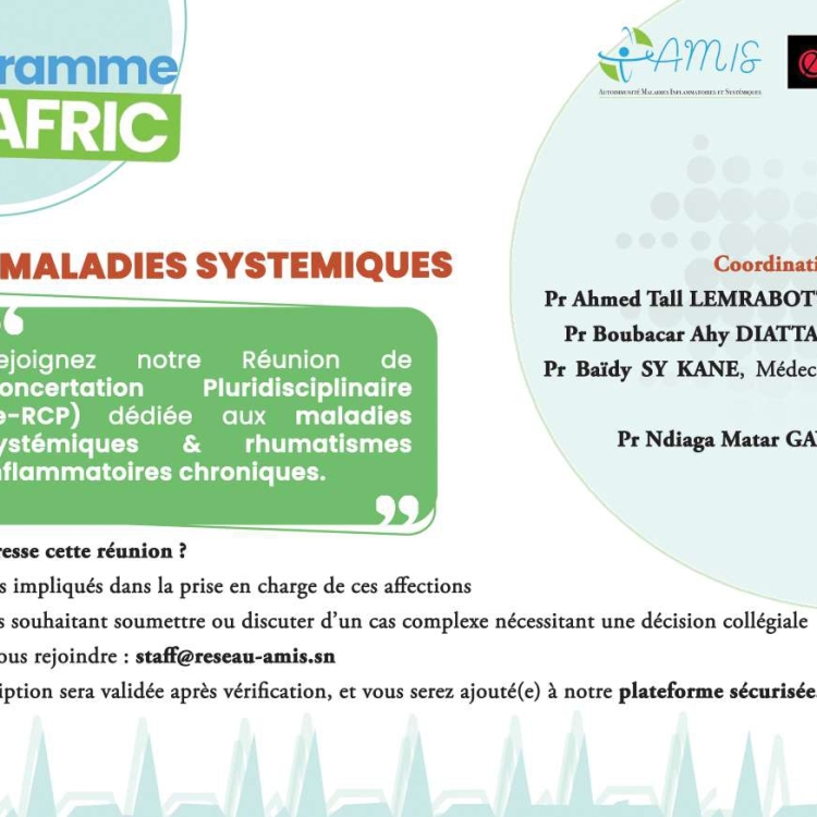 Programme e-AFRIC : e-rcp maladies systémiques